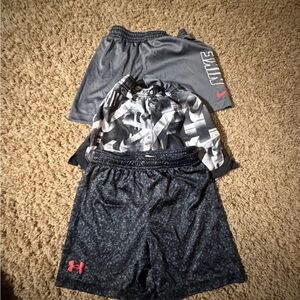 Under Armour & Nike Kids Bundled Shorts 24M